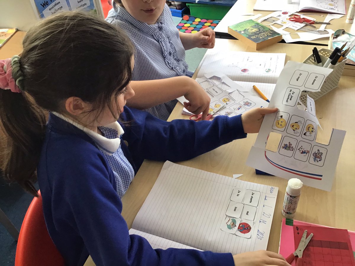 We’ve been learning verbs in French today! 🇫🇷