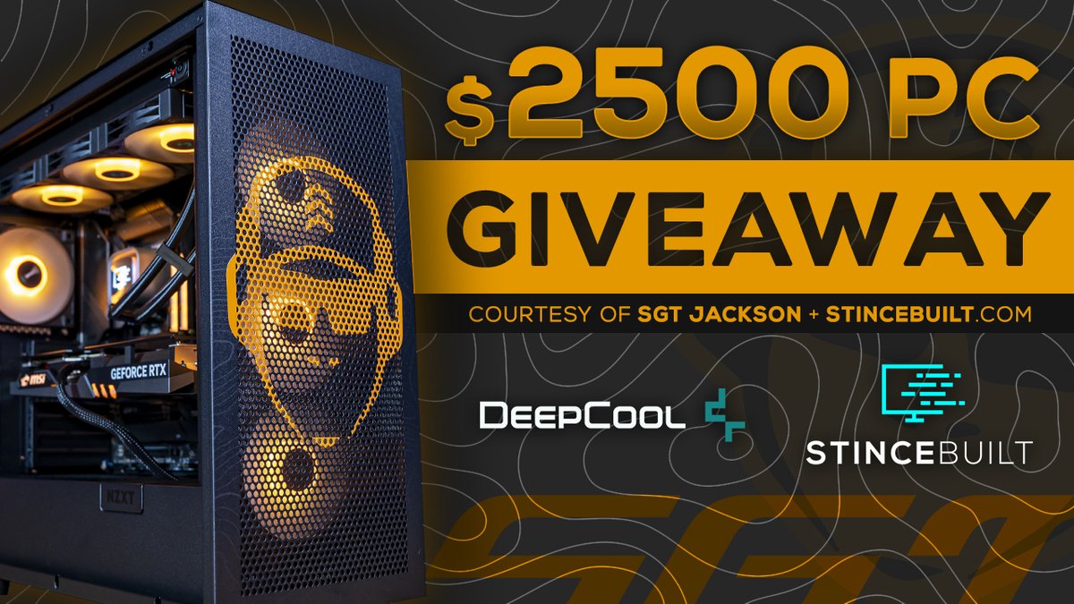 StinceBuilt's tweet image. 🚨🚨 WIN this Amazing Custom PC from @djacksonweather, @StinceBuilt, &amp;amp; @DeepCoolNA! 🚨🚨
 
✅ Like &amp;amp; Retweet 
✅ Tag 3 Friends  

And click below to enter!! 👇🏻 
🔗giveaways.joinsurf.com/g/siKJuJw

#PCGiveaway #Giveaway