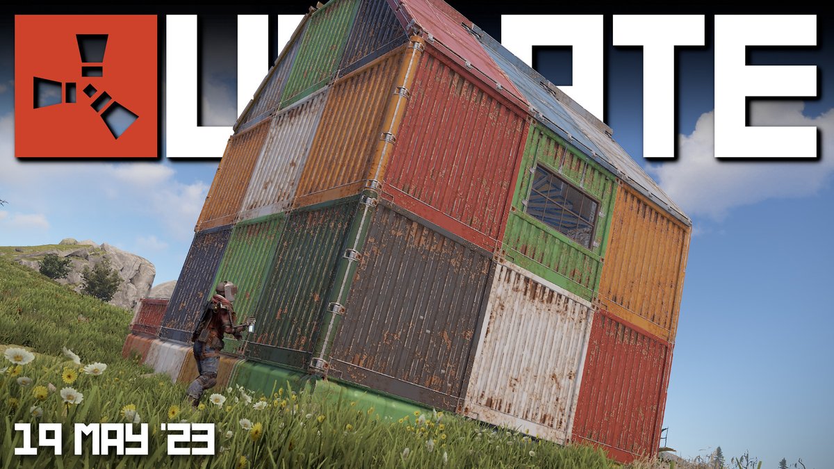 Here's @Shadow_frax with a peek into the new shipping container building skin and what's new in Rust development! 

𝘚𝘶𝘣𝘫𝘦𝘤𝘵 𝘵𝘰 𝘤𝘩𝘢𝘯𝘨𝘦

youtube.com/watch?v=PDQwYv…
