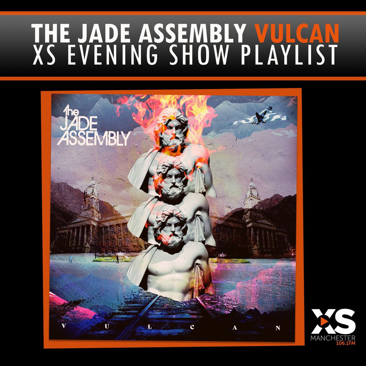 Our latest Single Vulcan has been added to the @XSManchester evening show playlist with our good pals @project_shed 🟠⚫️ Thanks to everyone who downloaded so far and a massive thanks to everyone who came to see us last night at @FerretPreston with the awesome @cloudsanderrors