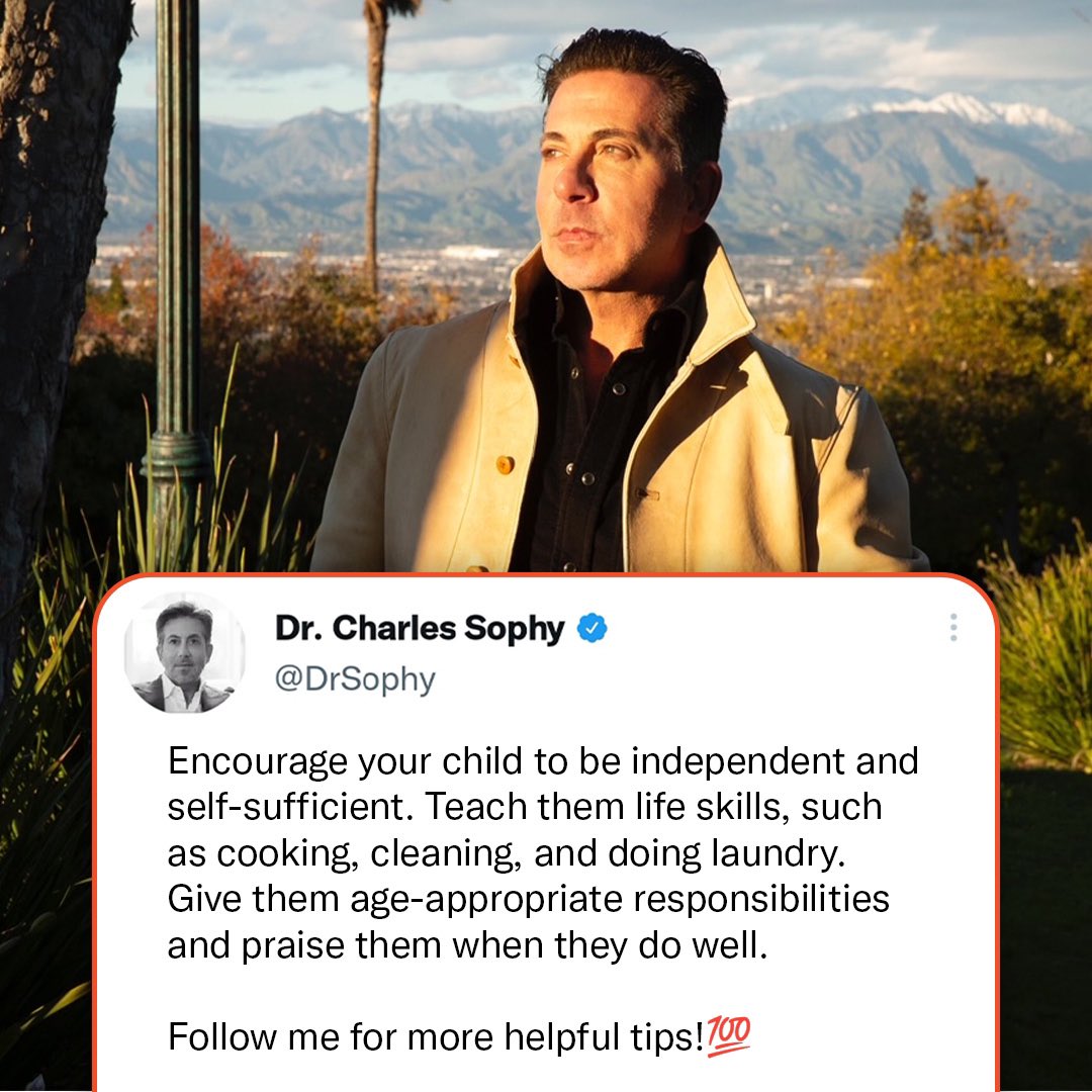 DrSophy's tweet image. Helping your child become independent and self-sufficient is an essential part of parenting.

Teaching them life skills and giving them age-appropriate responsibilities can build confidence and prepare them for the future.
.
.
.
#parentingtips #parenting101 #raisingsuccessfulkids