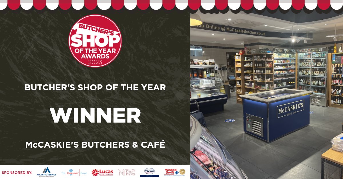 Meat Trades Journal (@mtj_tweet) on Twitter photo You’ve been waiting patiently and we are please to announced that the 2023 Butcher’s Shop of the Year is … McCaskie's Butchers & Café! this butcher shop demonstrated excellent leadership and innovation that was hard to fault. Amazing effort and well deserved! <a href="/mccaskiebutcher/">McCaskie's</a> You’ve been waiting patiently and we are please to announced that the 2023 Butcher’s Shop of the Year is … McCaskie's Butchers & Café! this butcher shop demonstrated excellent leadership and innovation that was hard to fault. Amazing effort and well deserved! <a href="/mccaskiebutcher/">McCaskie's</a>