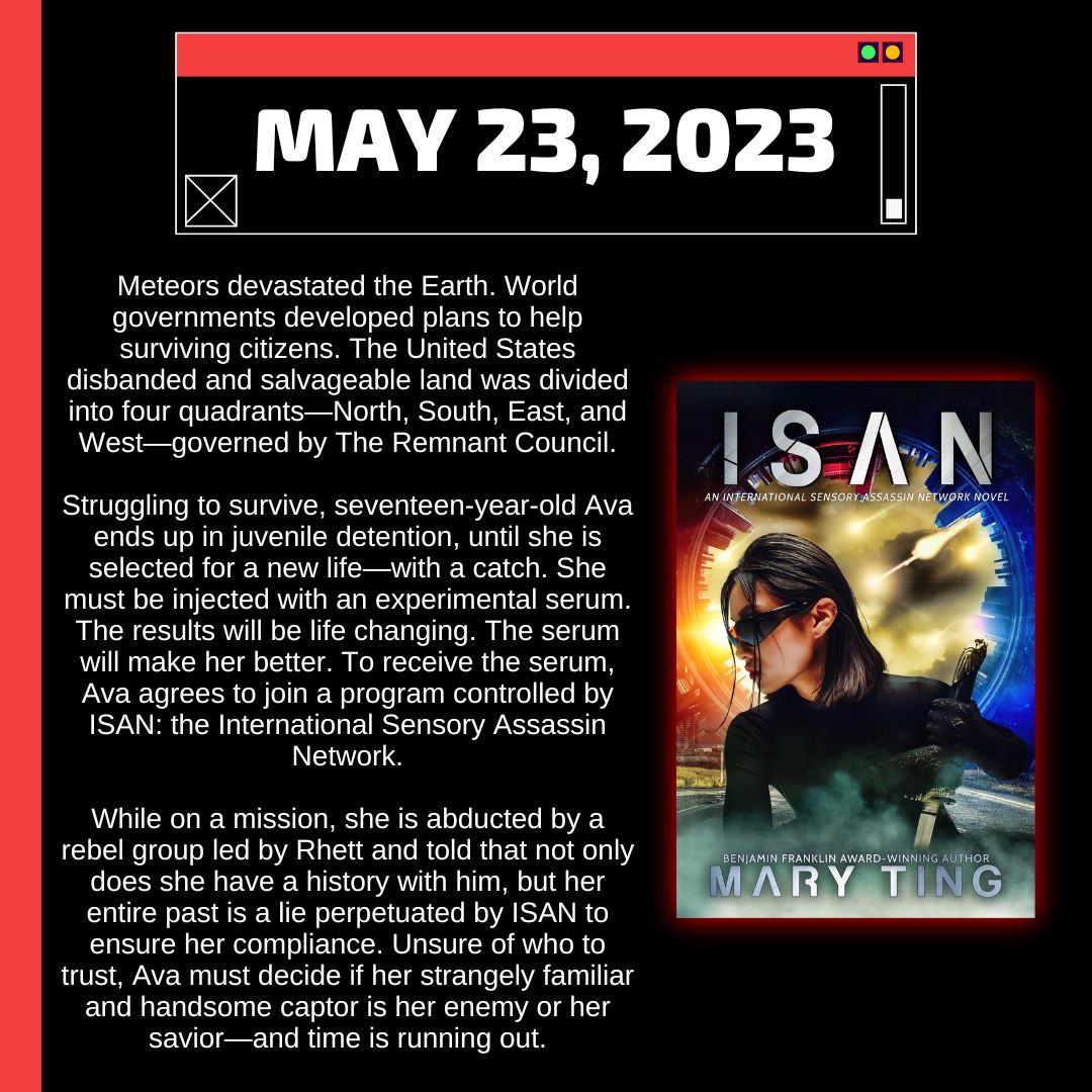 From an explosive start to a jaw-dropping ending, ISAN by <a href="/MaryTing/">MaryTing</a> delivers a wild, memorable ride to #readers who long for an escape from this reality. A must-read for #scifi lovers! ISAN.Agency

Pre-order: amazon.com/ISAN-Mary-Ting… 

#upcomingbooks #VesuvianBooks