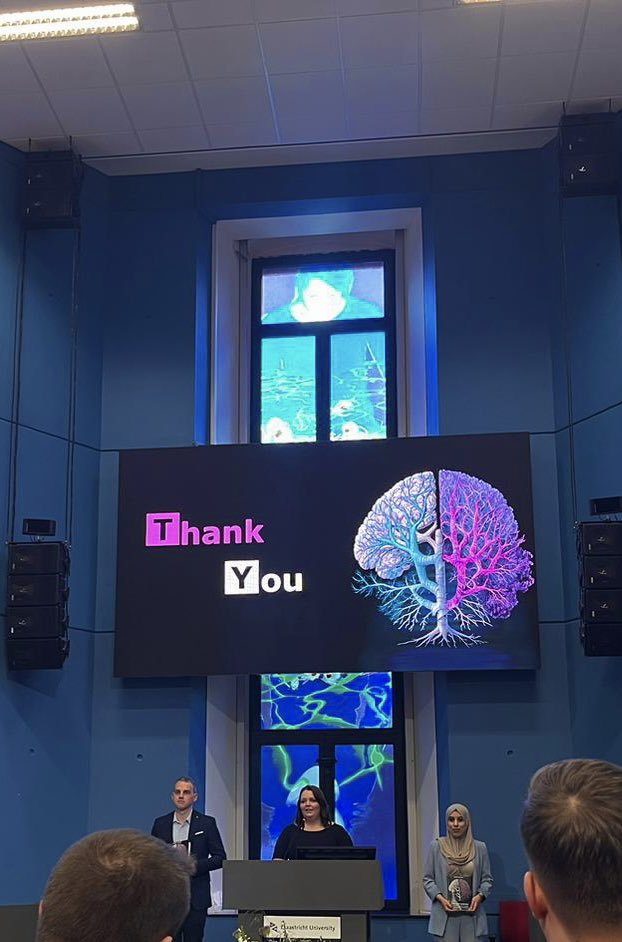 RICE group 🧠🧬🔬 (@rice_science) on Twitter photo Congratulations to Dr. Melissa Schepers for defending her PhD thesis on PDE4 inhibition: a novel approach to treat demyelinating disorders. 🥂
Proud of you for this major achievement👏🏼
Congratulations 🥳
<a href="/MaastrichtU/">Maastricht University</a> <a href="/BIOMED_UHasselt/">BIOMED_UHasselt</a> <a href="/uhasselt/">Universiteit Hasselt</a> Congratulations to Dr. Melissa Schepers for defending her PhD thesis on PDE4 inhibition: a novel approach to treat demyelinating disorders. 🥂
Proud of you for this major achievement👏🏼
Congratulations 🥳
<a href="/MaastrichtU/">Maastricht University</a> <a href="/BIOMED_UHasselt/">BIOMED_UHasselt</a> <a href="/uhasselt/">Universiteit Hasselt</a>