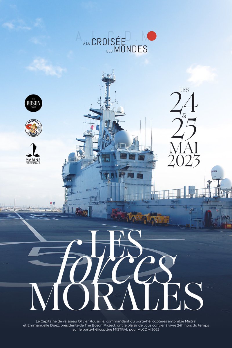 Je me réjouis d’avoir été invité par la Marine nationale et The Boson Project à échanger le 24 mai prochain sur un sujet qui m’est cher : le pouvoir des rêves et de l’imagination comme ancre à la force morale, pour affronter l’adversité.
 
#imagination