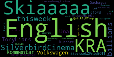 Trending in my timeline now: #English (1) #Skiaaaaa (1) #KRA (1) #SilverbirdCinema (1) #thisweek (1) #billions (1) #ToryLiars (1) #Una (1)