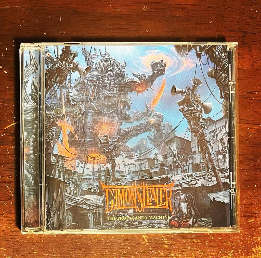 YusukeIP's tweet photo. インドのデスメタルDemonstealerの4thアルバムを購入。
詠唱的なヴォーカルや、インド音楽のスケールを感じるリフなど、独自性のある超高品質の楽曲。延々と聴き続けられる魅力があります。
#demonstealer https://t.co/p9LrWU4X6g