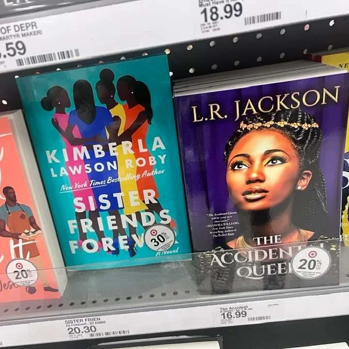 The Accidental Queen has hit the Target shelves.  Purchase your copy today 🙌🏽 👏🏾