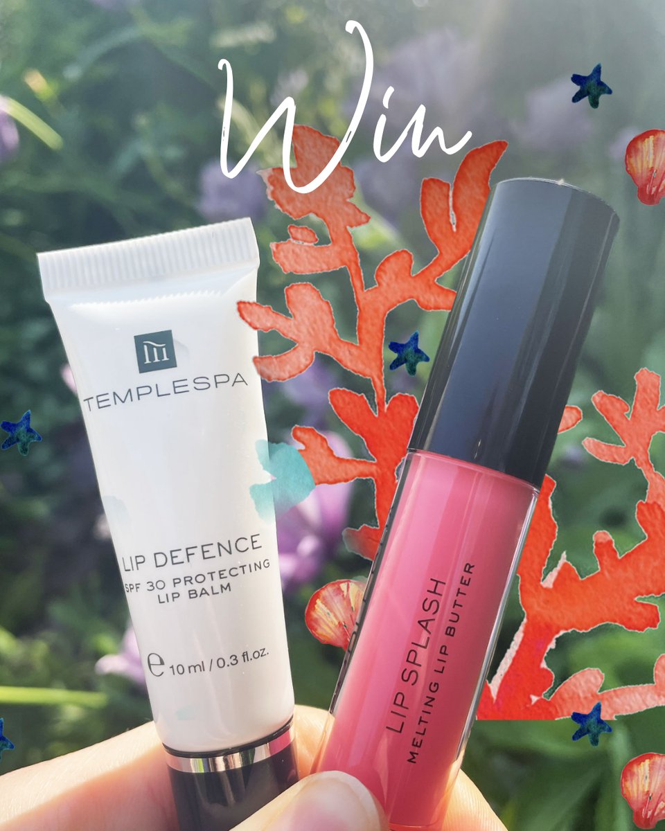 Now summer has arrived, #win our perfect lip combo! It’s the limited edition LIP SPLASH Melting Lip Butter and LIP DEFENCE SPF30 Protecting Lip Balm 💋 All you need to do is… ☀️ Follow @templespa ☀️ RT this Tweet ☀️ Comment with your favourite summer emojis #Giveaway