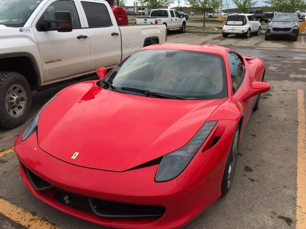 4 years since I spotted this 458 Italia outside the casino in Fort St John...

So much road wear...