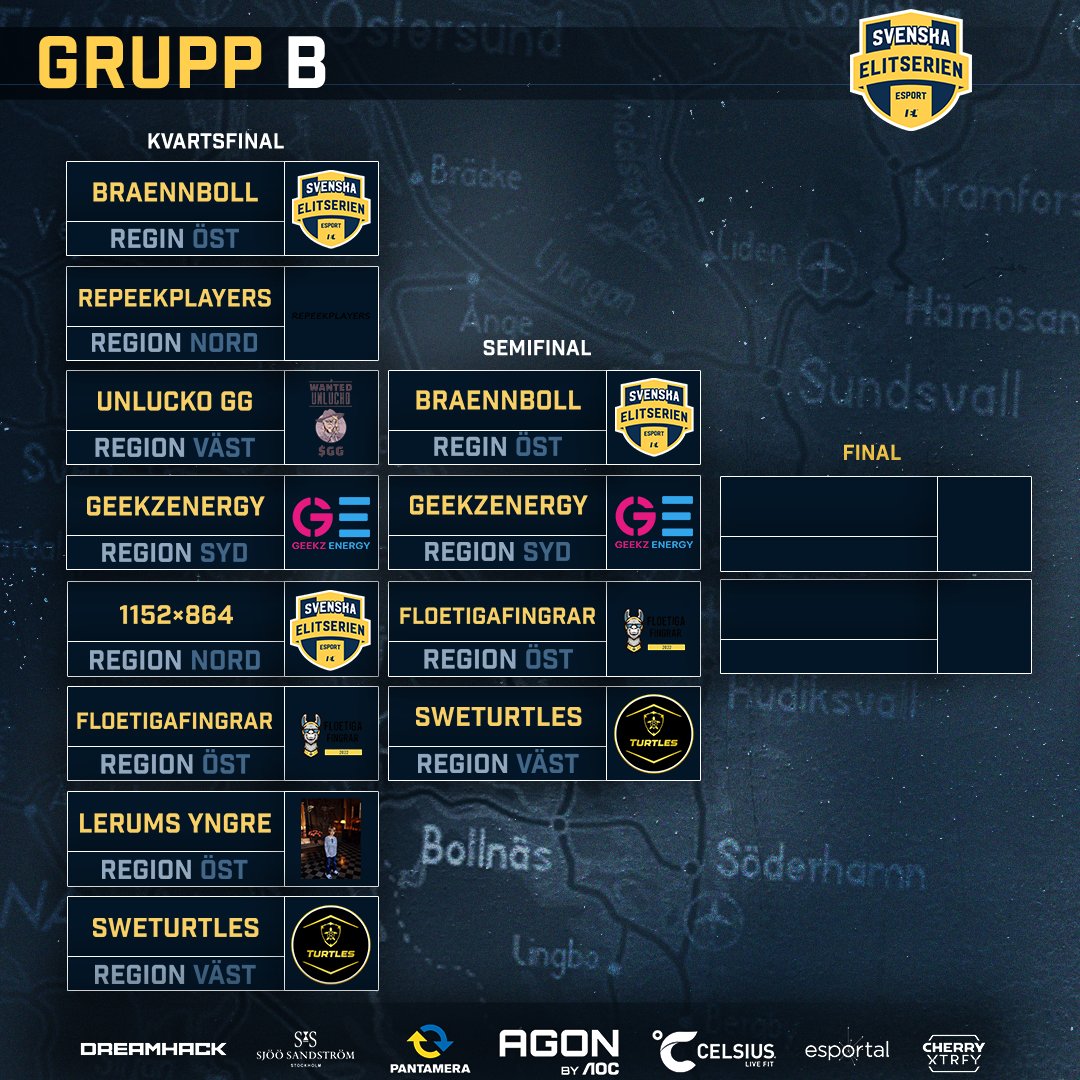 SECSGO's tweet photo. Regionsslutspelet fortsätter ikväll! 🔥

Vilka hejar ni på? 👏 #SECSGO https://t.co/o89LYlfJkV