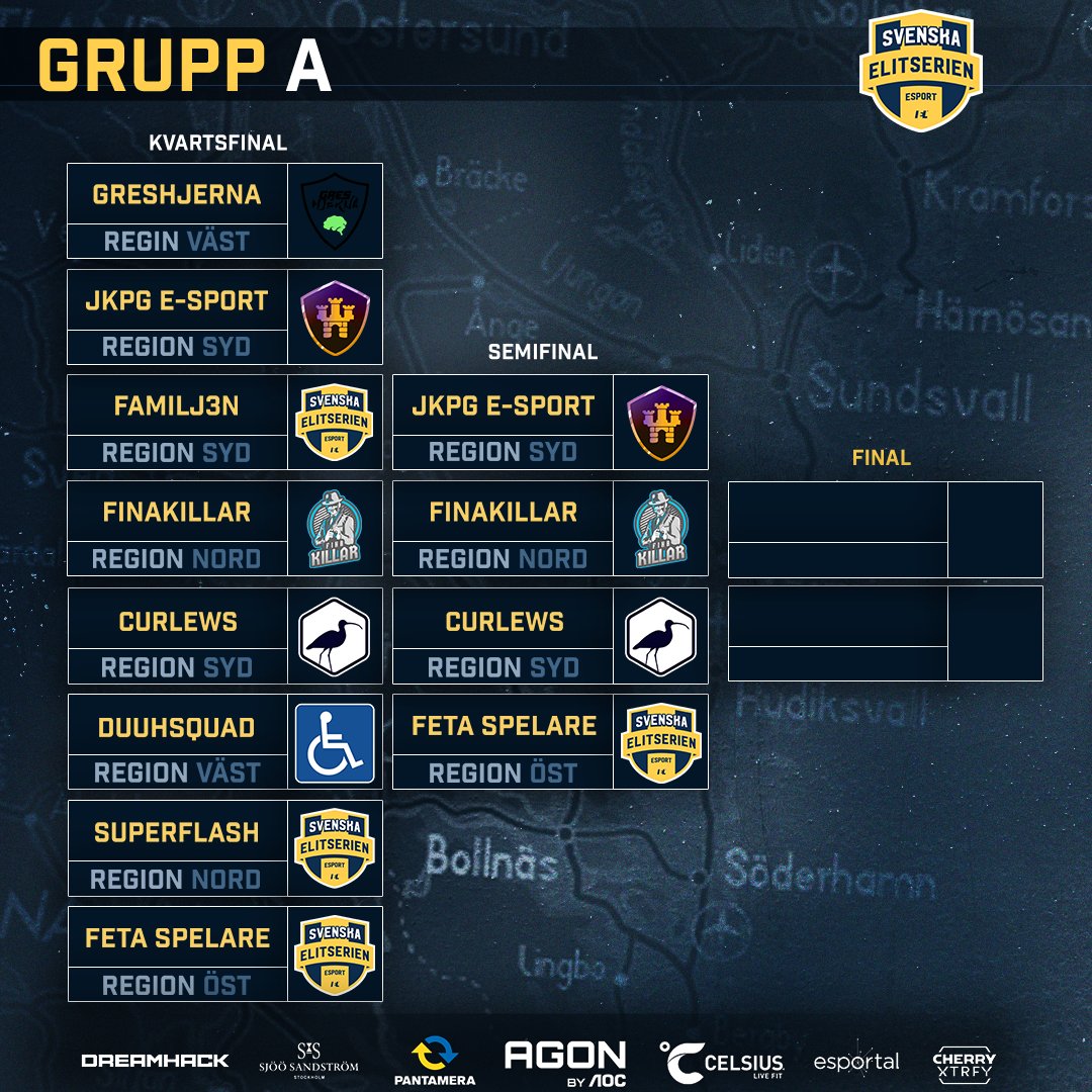 SECSGO's tweet photo. Regionsslutspelet fortsätter ikväll! 🔥

Vilka hejar ni på? 👏 #SECSGO https://t.co/o89LYlfJkV