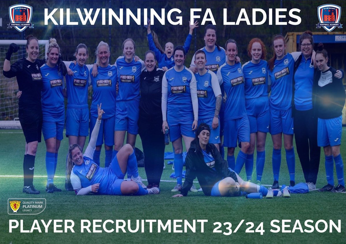 KFAWomen's tweet photo. We are recruiting for the 2023/24 season! 

With the team one game away from securing a second placed finish in the league, we are looking to strengthen the squad for next season! 

For more information get in touch. https://t.co/BEKkgn0Ez6