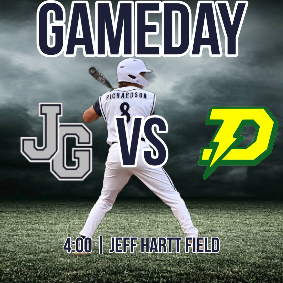 GAMEDAY

🆚Dow
⏰4:00
📍Jeff Hartt Field