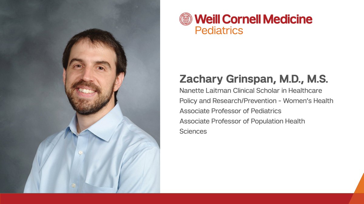 Weill Cornell Pediatrics (@wcmpeds) on Twitter photo .<a href="/DrZachGrinspan/">Zach Grinspan, MD MS</a> has been awarded an R01 from the @NINDSnews for his study that aims to improve the care of newborns who experience seizures and their subsequent outcomes and to predict and prevent epilepsy in high-risk individuals. Read more: bit.ly/433kUmb .<a href="/DrZachGrinspan/">Zach Grinspan, MD MS</a> has been awarded an R01 from the @NINDSnews for his study that aims to improve the care of newborns who experience seizures and their subsequent outcomes and to predict and prevent epilepsy in high-risk individuals. Read more: bit.ly/433kUmb