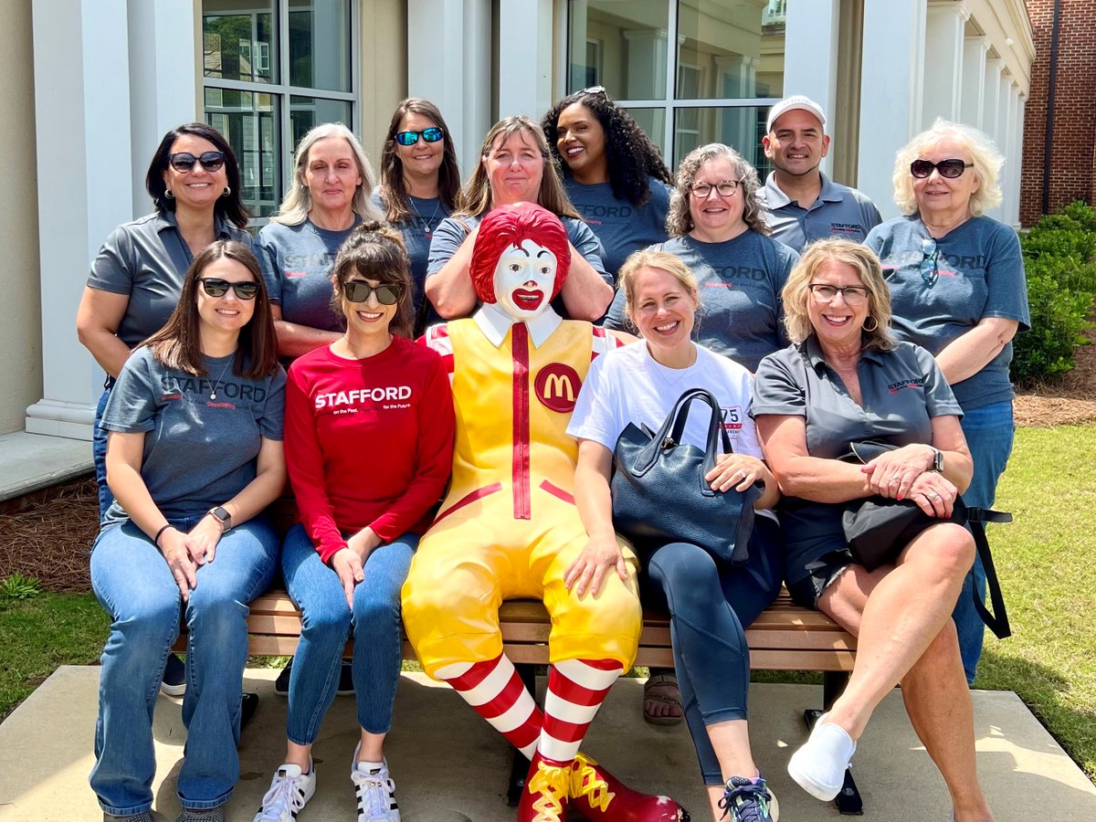 Armed with bags of groceries and disposable baking dishes, a group of Stafford associates recently gathered at <a href="/rmhccga/">RMHC of Central GA</a> in Macon for a day of community service in the kitchen. Visit the #linkinprofile to find out what we made. #communityservice #ourpeoplemakeusgreat