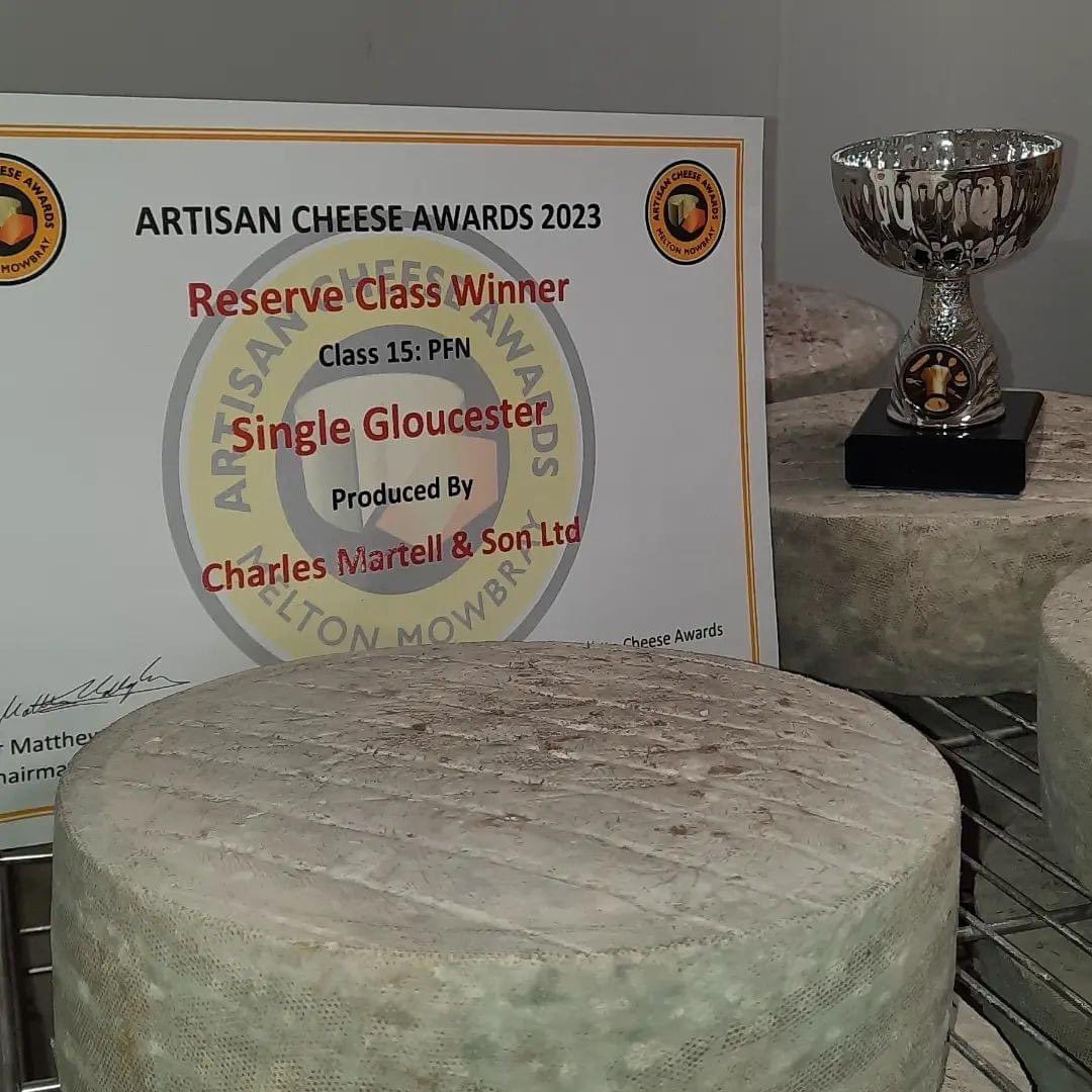 CharlieMartell1's tweet photo. Well done https://t.co/ZCW2XSE2Kp on winning:
🏆 Gold for Single Gloucester
🏆 Bronze for Stinking Bishop
🏆 Bronze for Hereford Hop
At the Artisan Cheese Awards
#competition #cheeseawards #loveofcheese #artisan #singlegloucester #stinkingbishop #herefordhop https://t.co/dSRAF5JwhD