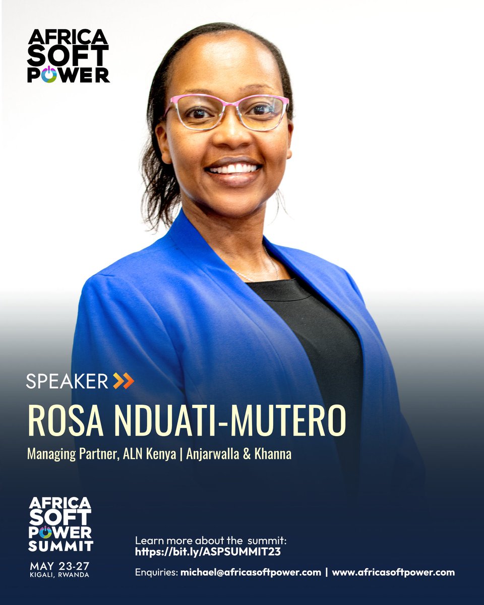 africasoftpower's tweet photo. We have another group of exceptional speakers from the world of investment, sports, government, and fashion joining us at this year's Summit in Kigali, Rwanda! 🔊

This is an event you won't want to miss and there's still time to get your tickets.

#aspsummit #aspmay #asp https://t.co/ixHm32KGtQ