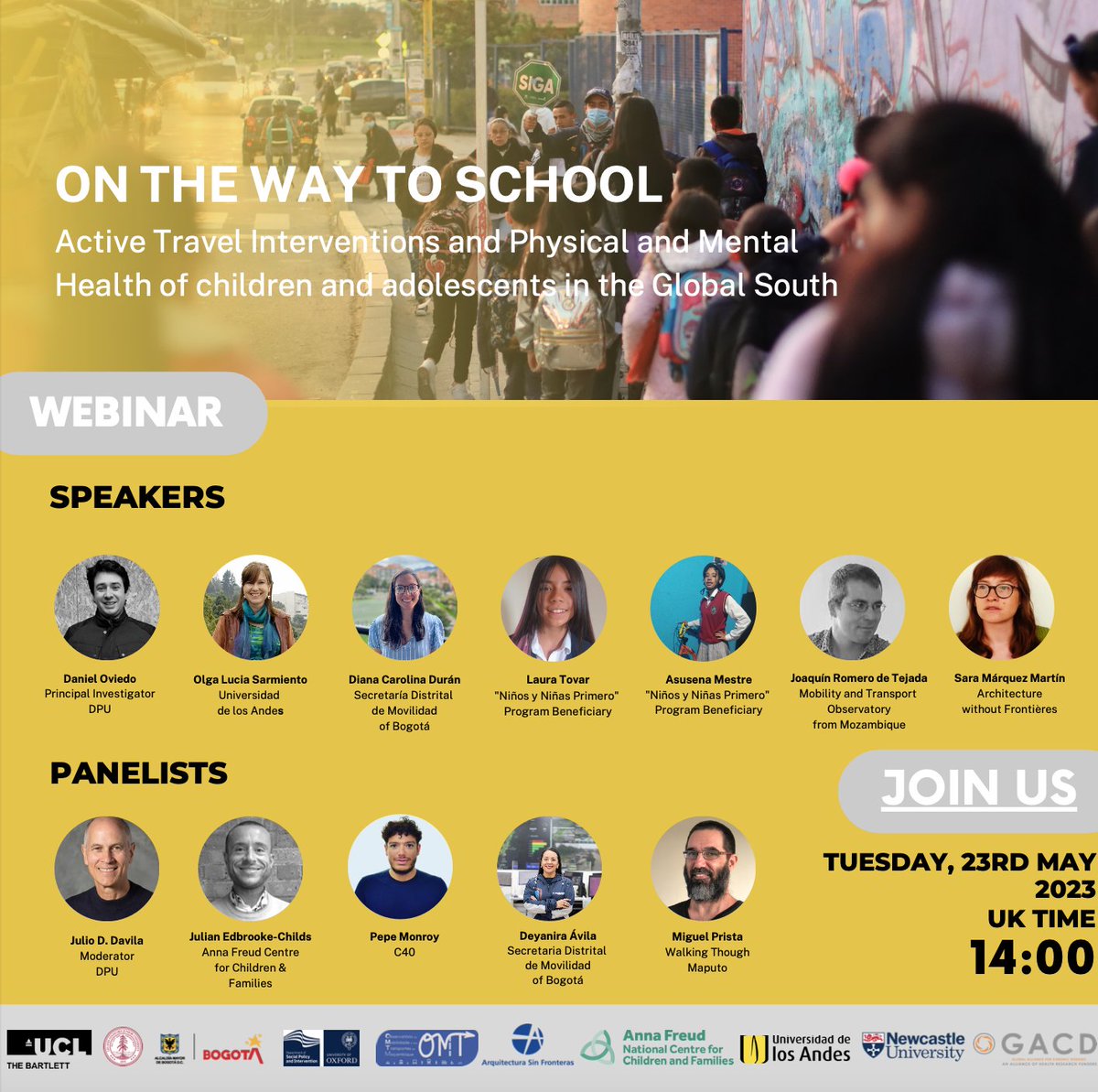 Daniel Oviedo (@danieloviedoh) on Twitter photo Exciting news! 🎉 A year ago, our incredible team dreamt up a project on active travel to school & children's health. Today, thrilled to announce <a href="/gacd_media/">Global Alliance for Chronic Diseases (GACD)</a> is funding our "On the Way to School" project for 3 years! Join the launch tomorrow: bit.ly/ows_web #ActiveTravel Exciting news! 🎉 A year ago, our incredible team dreamt up a project on active travel to school & children's health. Today, thrilled to announce <a href="/gacd_media/">Global Alliance for Chronic Diseases (GACD)</a> is funding our "On the Way to School" project for 3 years! Join the launch tomorrow: bit.ly/ows_web #ActiveTravel