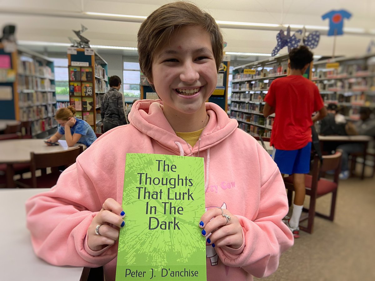 WestHillsLIB's tweet photo. Awesome starting the day receiving a book donation published by one of our very own talented Wolf Pack students! #whhspack #WinTheDay #StudentInspired https://t.co/r4cmbuw3j2