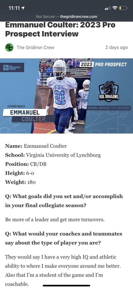 emmanuelcoulte1's tweet photo. You should Draft me!!!!!!!!!!! @XFLRoughnecks @XFLDefenders @XFLBrahmas @XFLSeaDragons @XFLBattlehawks @XFLRenegades @XFL2023 @sonofbum @DaveB_XFL @jwelter47 @Anthony_Becht @27TBuck @RussBrandonXFL @RodWoodson26 #WhyNotMe2023 https://t.co/kuoosygozv