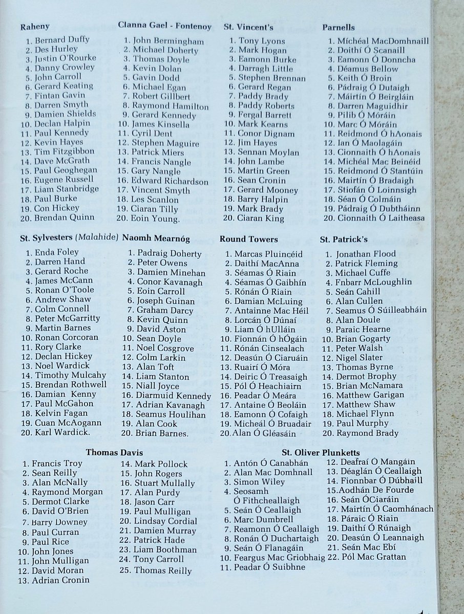 Dublin GAA Programme Collector tweet media