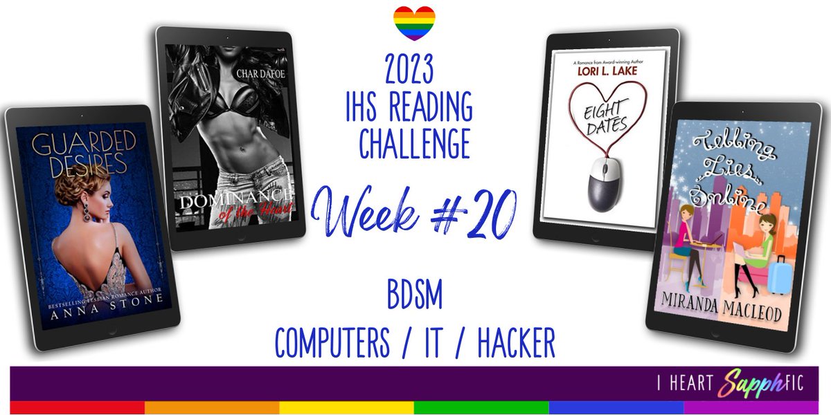 It’s BDSM Week on I Heart SapphFic

Check out IHS for Sapphic book recs &amp; 7 are on sale including authors:

@lisegoldauthor <a href="/KorianaBrackson/">Koriana Brackson 🏳️‍🌈 On Hiatus</a> <a href="/SuzeSnowAuthor/">SuzeSnow</a> <a href="/johanagavez/">Johana Gavez 🇨🇴🖊️</a> <a href="/RileyRosErotica/">Riley Rose</a>

Deets here: bit.ly/43eRxwY

#SapphicFiction #Lesfic #QueerReads #wlwfiction