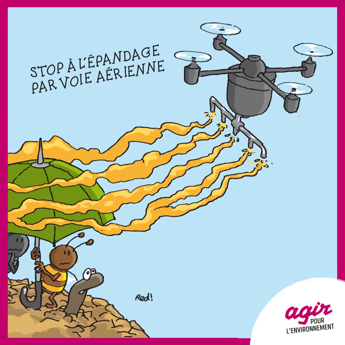 Drones et pesticides : Non²

Une proposition de loi, autorisant le recours à des #drones  pour l’épandage de #pesticides, devrait être adoptée, ce mardi 23 mai à 14h30.

En moins de 24h, faisons pression sur nos sénateurs pour réétudier ce texte de loi ➡️  lc.cx/-rR3fb