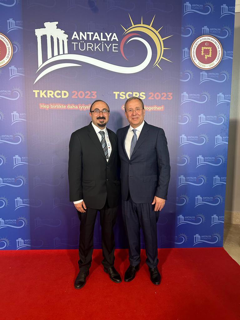 It was great privilige to meet my mentor @FezaRemziMD at @tkrcd2023 in Antalya/Turkey after @ISUCRS2022

#ColorectalSurgery #TSCRS2023
#InflammatoryBowelDisease #IBD

@ISUCRS1 @TKRCD_ @TSCRS_TR @escp_tweets @YouESCP #SoMe4Surgery @nyulangone @nyuschoolofmed