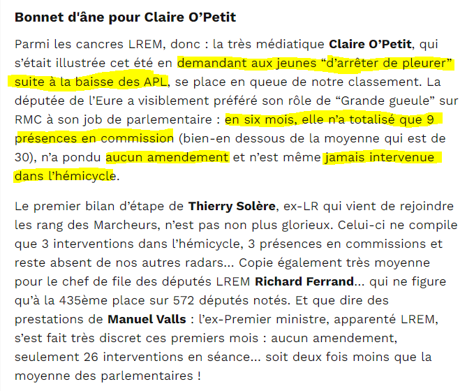 Babar_le_Rhino's tweet photo. Les députés macronistes qui vont voter la suspension 
du RSA de 607€/mois pour ceux qui n'iraient pas aux RDV, ne sont, eux, pas soumis à une suspension de leurs 7500€/mois s'ils ne foutent rien🙃

Ils risquent tout au plus 360€ de sanction s'ils sont trop absents https://t.co/miWjkE78F0