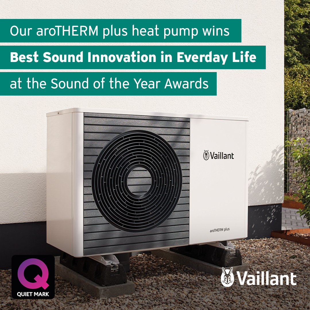 We're delighted to announce that our aroTHERM plus air source heat pump has been awarded 'Best Sound Innovation in Everyday Life' at the Sound of the Year awards.