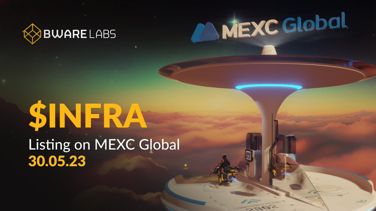 ⛽ ATTENTION, RIDERS: INFRA is scheduled to go live on the @MEXC_Global exchange! 🎊

Get your INFRA and participate in the Blast protocol. Help us revolutionize Web3 infrastructure! 🏍️

Listing Date: May 30th, 2023, 10:00 UTC