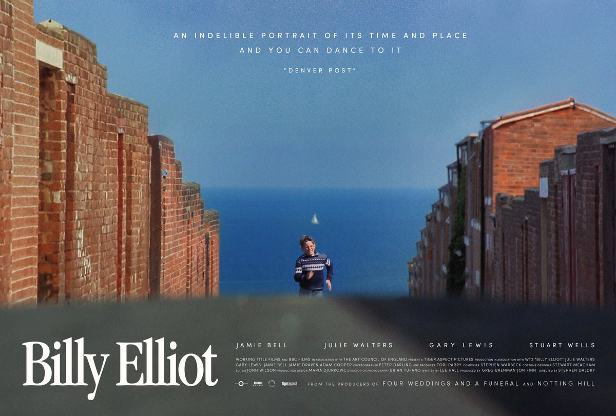 Here's my alternative poster 
for Billy Elliot (2000) 

Cinematography by Brian Tufano
Directed by Stephen Daldry

#billyelliot #90sfilm #jamiebell #workingtitle #movieposter #alternativeposter #billyelliotmovie