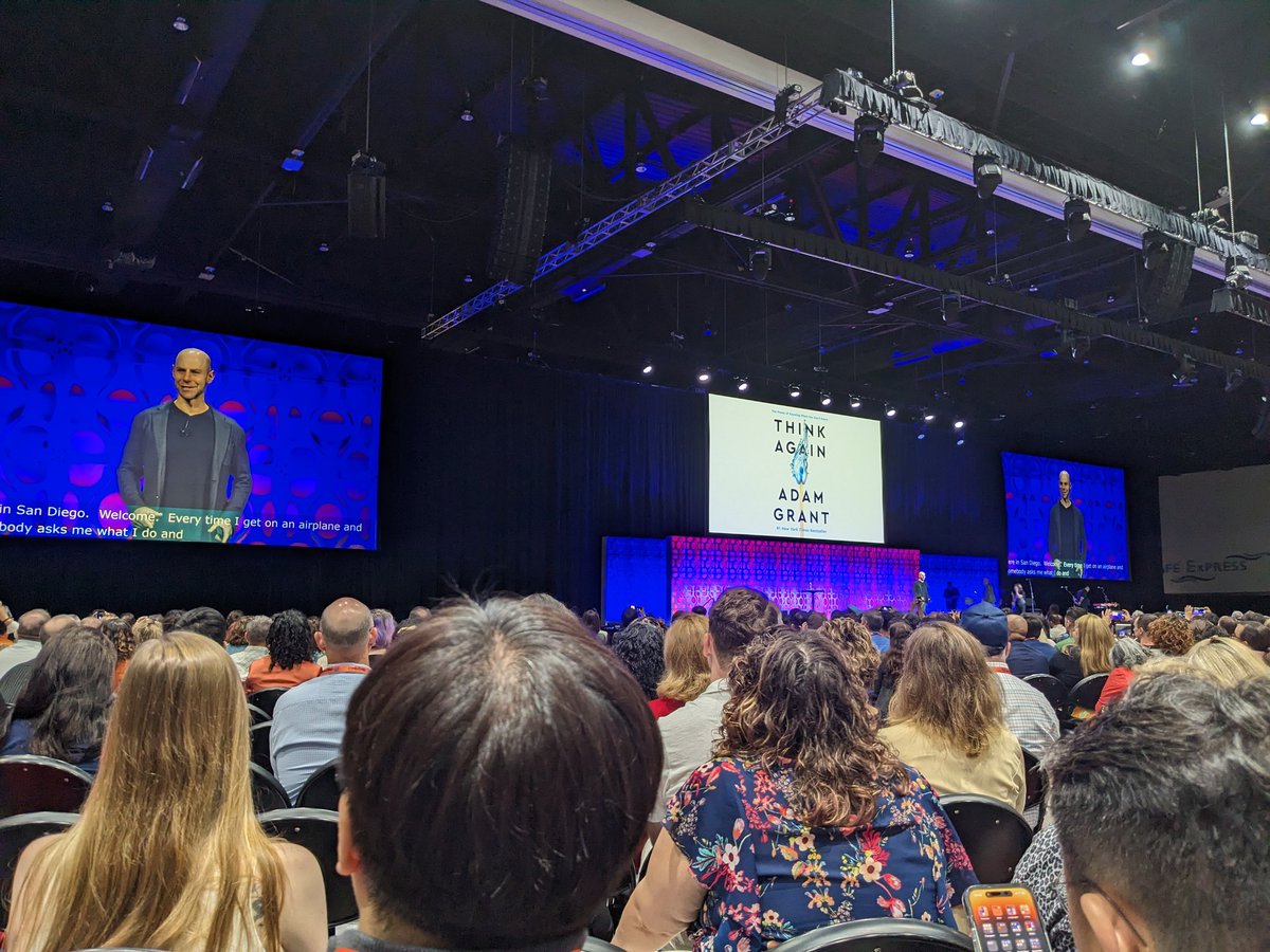 cahamstra's tweet photo. Learning from @AdamMGrant at @atd conference. I also learned he's also a @UMich alum. Go Blue! https://t.co/tV9BXRAqX6