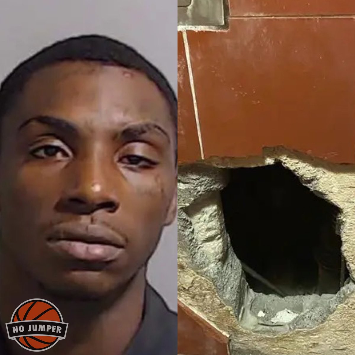 No Jumper on Twitter inmate reportedly dig hole through the
