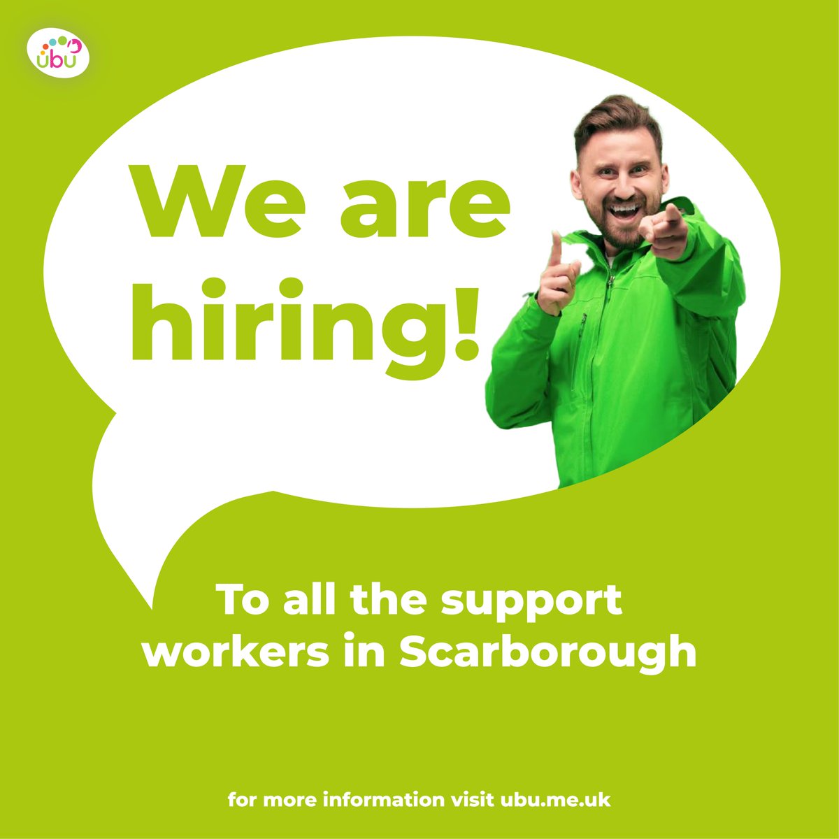 ubusupport's tweet image. Join our ubu team, and help support vulnerable people to live the life they want.

Click on the link to apply
ubu.me.uk/jobs

#Scarborough #ubuvacancies #ubusupportworkers #supportworkers #careworkers #indeed #jobfairs #careerforyou #vacancies