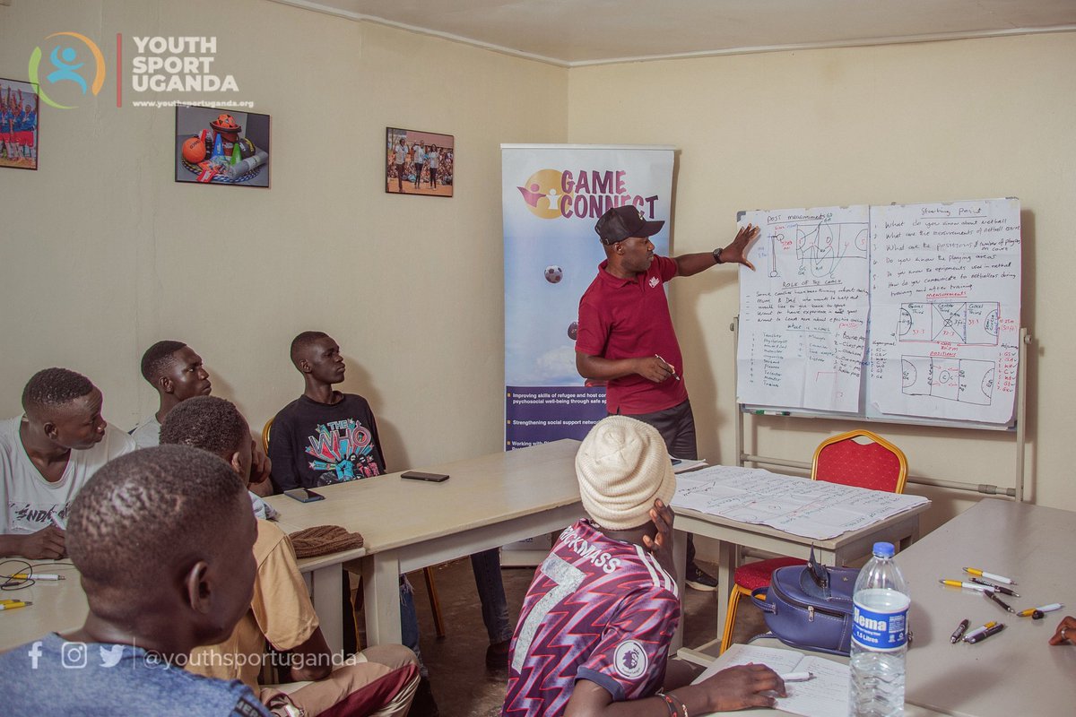 YSUganda's tweet image. Photos: The #GameConnect peer leaders training. Officials from @Official_UOC trained the pear leaders in the basic skills of coaching &amp;amp; playing netball. These skills enable these young leaders to support their coaches and skillfully lead their peers.

#YSU #S4P #S4D