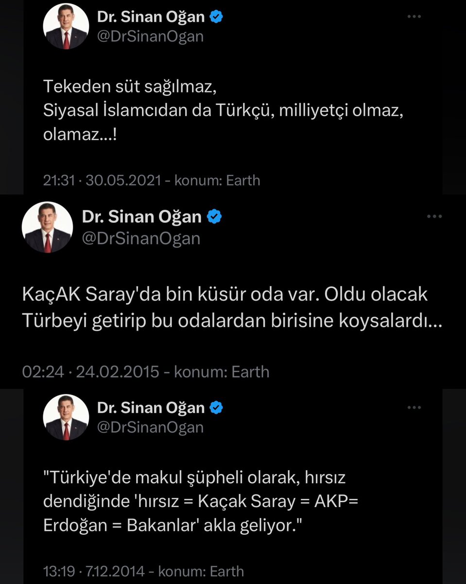 Domuz bağına ikna olmadan önce Sinan Oğan;