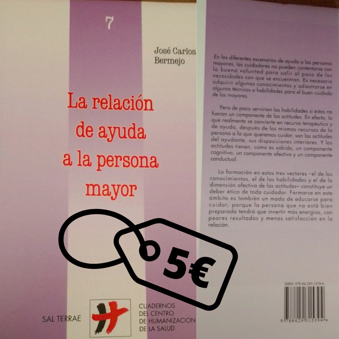 Mi_armario_'s tweet photo. La relación de ayuda a la persona mayor
Libro 7

https://t.co/XMcizydVos

#libros #librosdesalud #larelaciondeayudaalapersonamayor #vinted #segundamano #segundavida https://t.co/gFfBNbvnrl