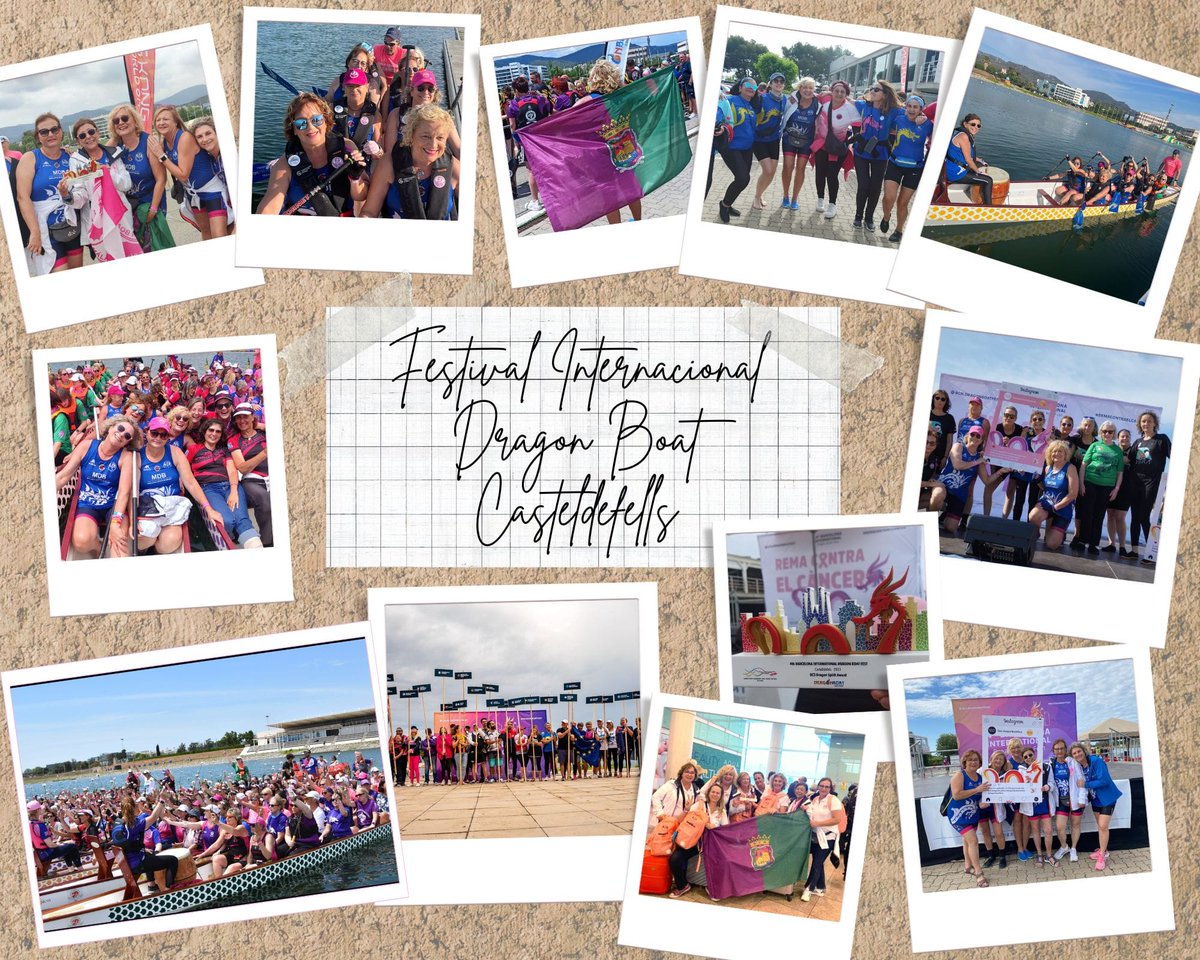 malagadragonbo1's tweet photo. Este fin de semana hemos vuelto al #BarcelonaInternationalDragonBoatFestival, con 1.323 participantes de 17 países, 64 Clubs y 10 equipos de nuestra categoría BCS paleando juntas contra el cáncer!

Málaga Dragon Boat recibió el premio al espíritu 🐲BCS, un orgullo q va por todas! https://t.co/NPTvU70w38