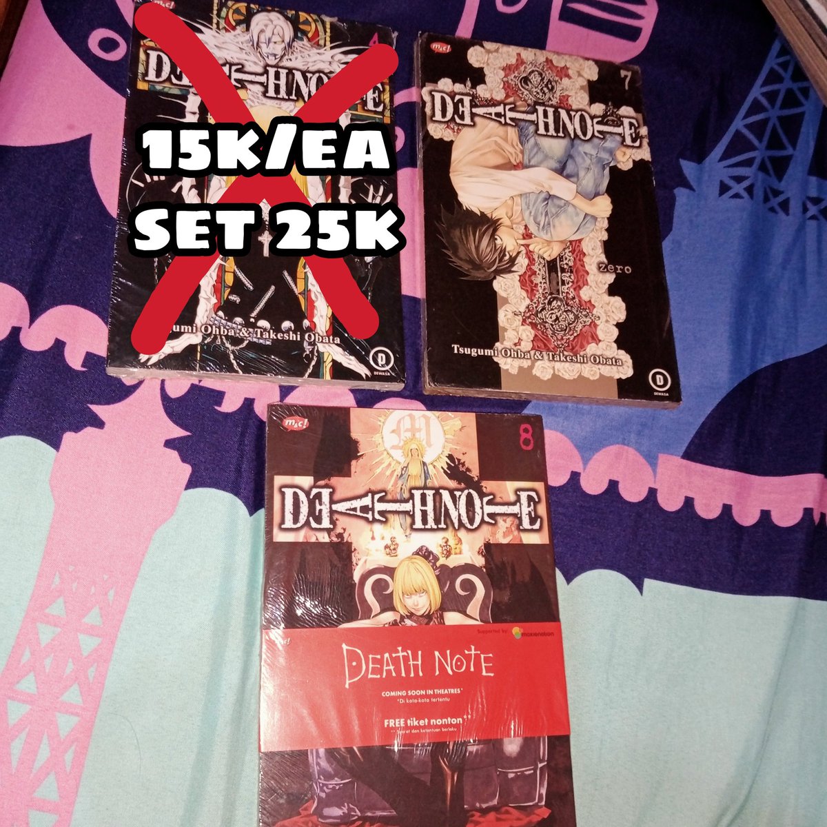 WTS KOMIK DEATH NOTE
#lapakjpwts #lapakanime #lapakdeathnote #DEATHNOTE #misaamane #L #LightYagami #kira