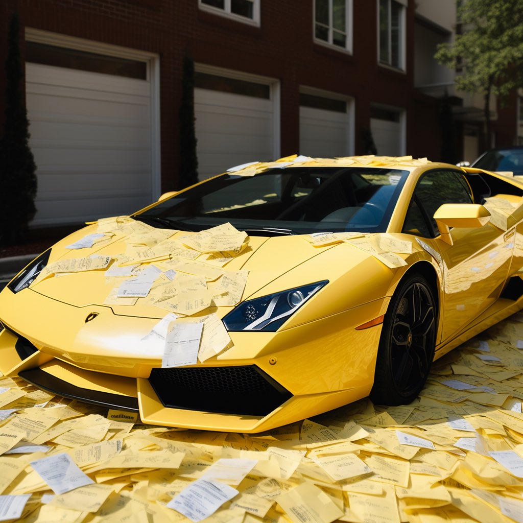 DropMagnet's tweet image. Day 1: 🅿️ "Fined Art" – Collect the world's most bizarre parking tickets, and maybe even the angry notes left on the windshield. #100DaysOfNFT #FreeIdeas