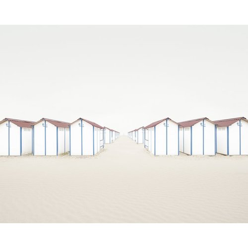 Another 3 new pieces by Noel Clegg available in the Gallery.

“Capanne” is an ongoing series studying the symmetry and geometry of the beach huts that stretch for miles along the Adriatic facing shoreline of Lido di Venezia.

Limited Edition: 15

Print: £325