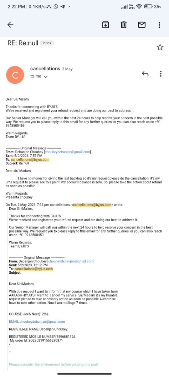 NirliptaChakra1's tweet image. Please resolve the issues
#byjus #akashbyjus #byjusthelearningapp #officialstatement