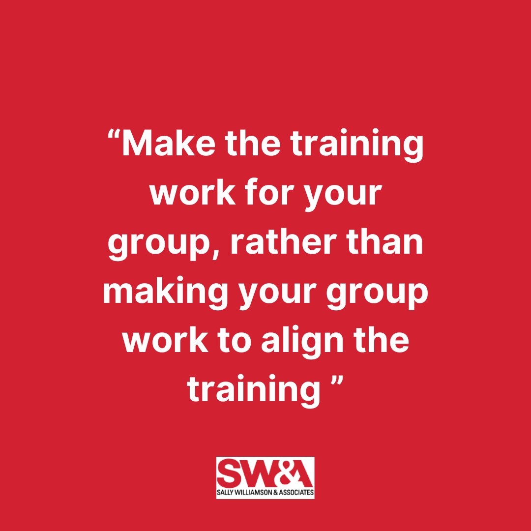 SallyWill_Assoc's tweet photo. Tailored Programs are our trademark! We take the time to learn about your group so we can fit our methodology to your group's scenarios. 

Start building a Tailored Program: https://t.co/yqK9YgEMj3

#tailoredprogram #training #coaching #communication #building https://t.co/HdItYhjqe8
