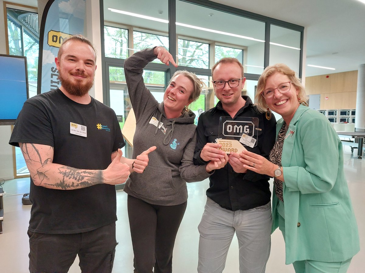 #medievalme wint de eerst #OMG-award! 🏆Dankzij de meeste stemmen van onze deelnemers gaan ze naar huis met een prachtige award. #onderwijsmetgames
