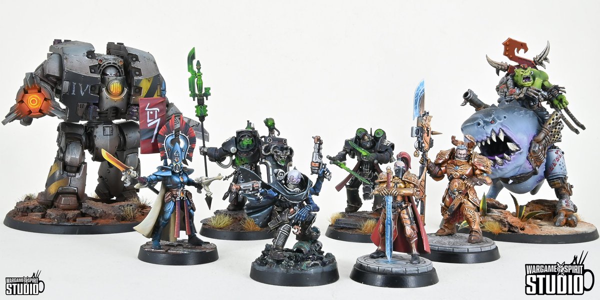 On a appelé ça le "Projet Avengers" au Studio !

Un Dreadnought Léviathan pour <a href="/Bestmarmotte/">Bestmarmotte</a>, un Autarque pour <a href="/AlphaCastFR/">AlphaCast</a>, un Kelermorph pour <a href="/sansushi/">sansushi</a>, un Mozrog pour <a href="/EventisFr/">Eventis</a>, Valérian et Aleya pour <a href="/TromaFR/">Troma</a> et un Helfather avec un Duelliste Iron Hands pour <a href="/M4fgaming/">M4f</a> ! 🔥