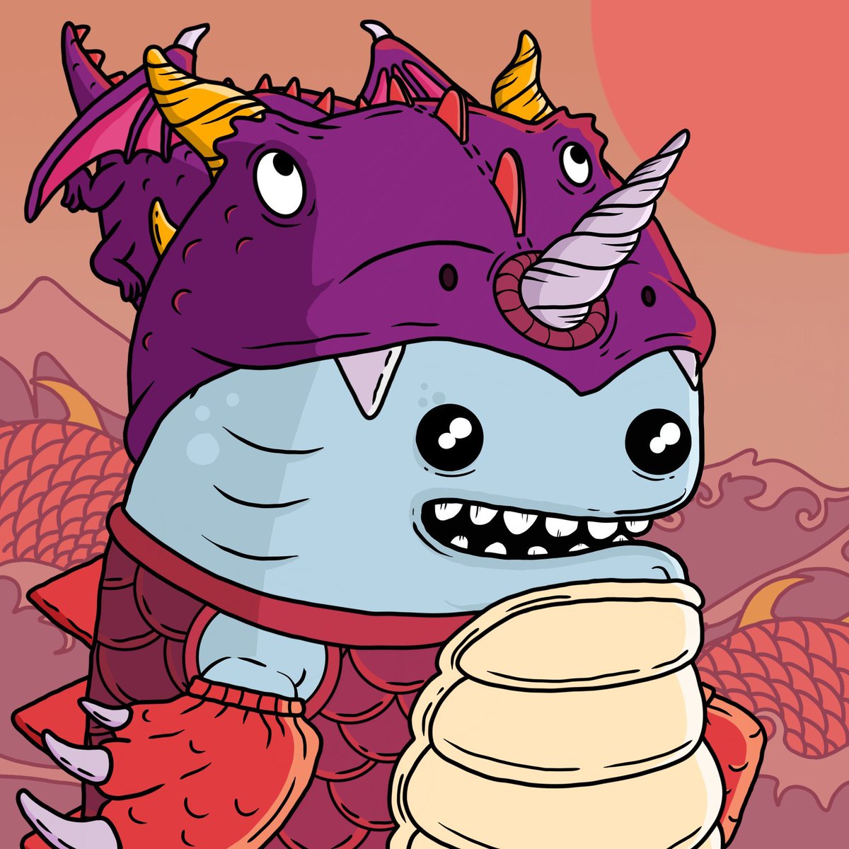 Proudly unveiling a custom 1/1 for the fire-breathing team at <a href="/Levana_protocol/">Levana Perps</a>! 

As a powerful trading hub, offering formidable "GMX-style" perps, they're truly a force to be reckoned with.  

Engage with this post and you might find yourself on the most FIRE WL on Sei 🐉🔥