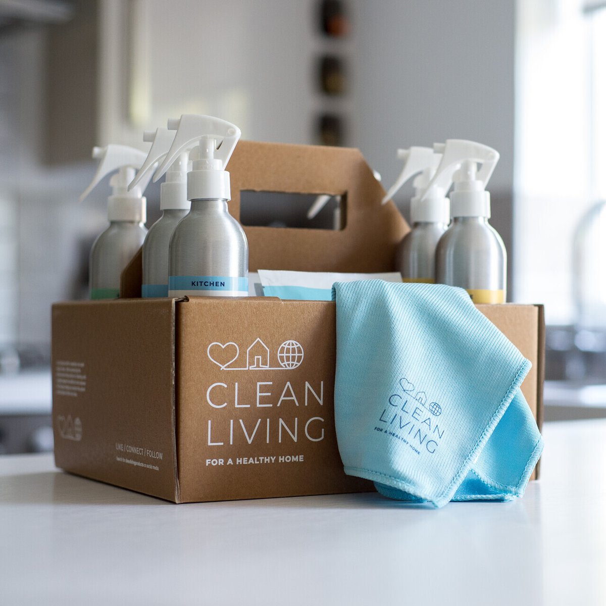 Our kitchen cleaner is a heavy-duty degreaser that effortlessly breaks down oil and fatty residues to leave all of your kitchen surfaces gleaming. ✨ #cleanwithconscience #lowwaste #nontoxicliving