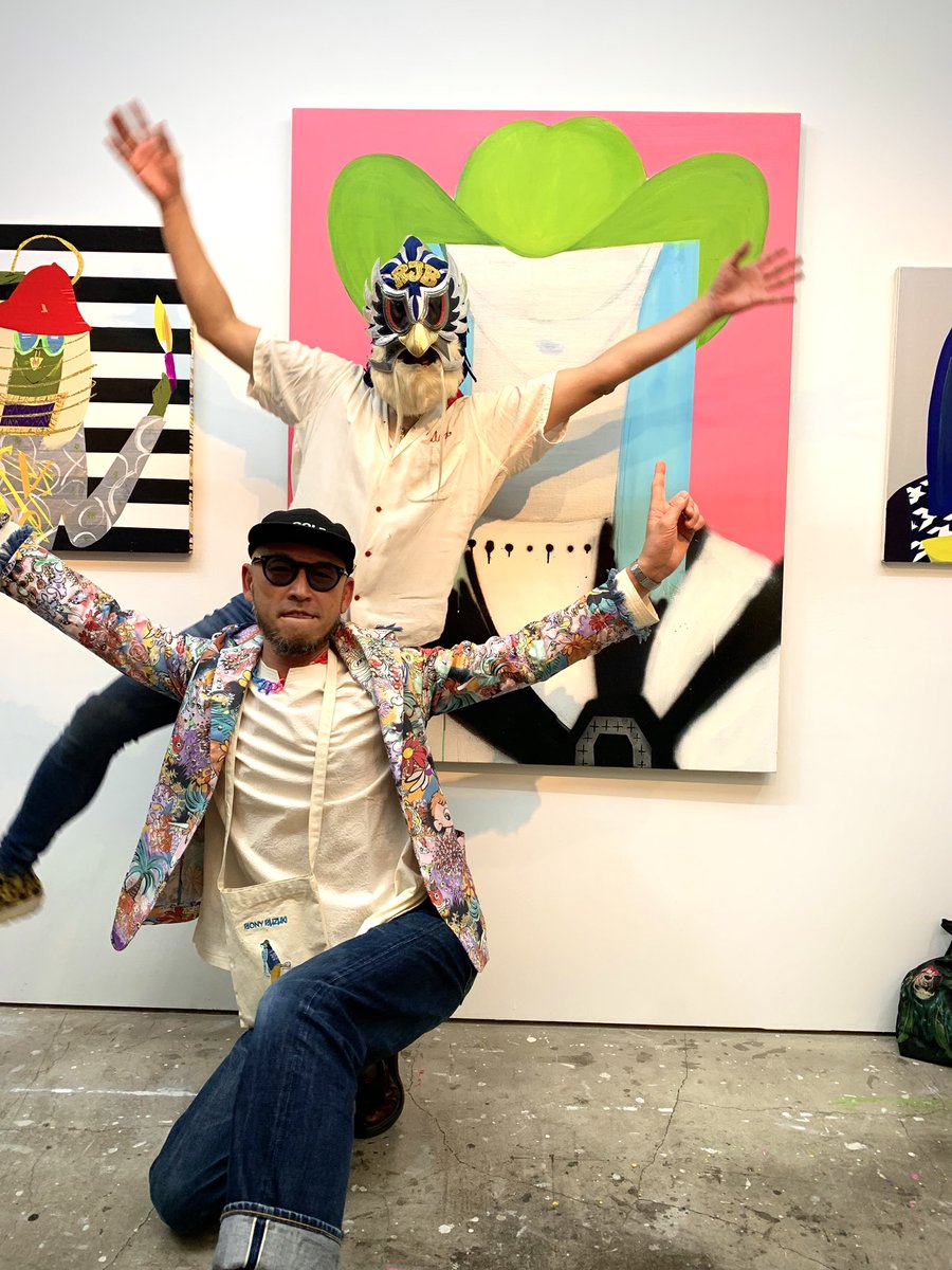 RockinJello's tweet image. 思わず踊り出したくなる！Sony Suzuki氏の個展に行って来た

ソニー・スズキ 個展
「How my heart sings」

2023年5月20日(土)～6月4日(日)
木曜～日曜 12:00～18:00
月曜～水曜 休み
会場：WISH LESS gallery （東京都北区田端5-12-10)

@sony_suzuki @wish_less
#wishless #wishlessgallery